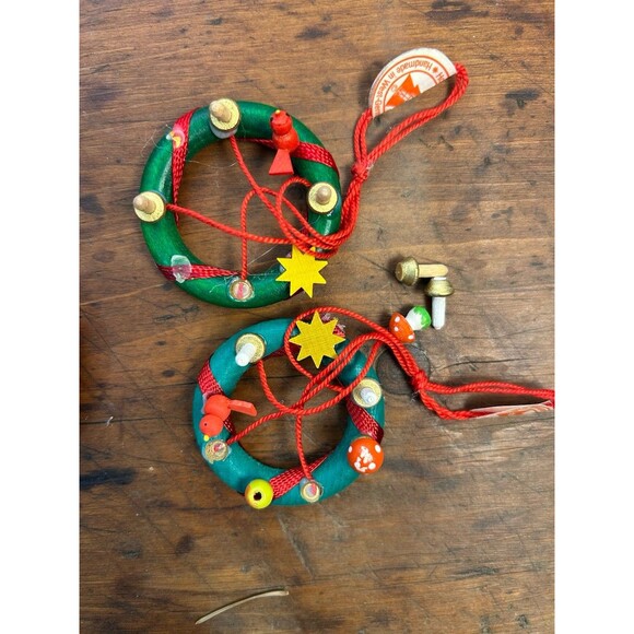 Vintage Kathe Wohlfahrt & Ulbricht Christmas Ornaments Germany Lot Of 6 READ - Picture 6 of 15